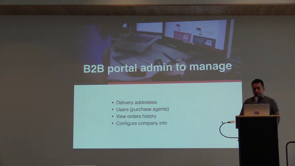 Edwin Cruz presents Experiences developing a POS for B2B